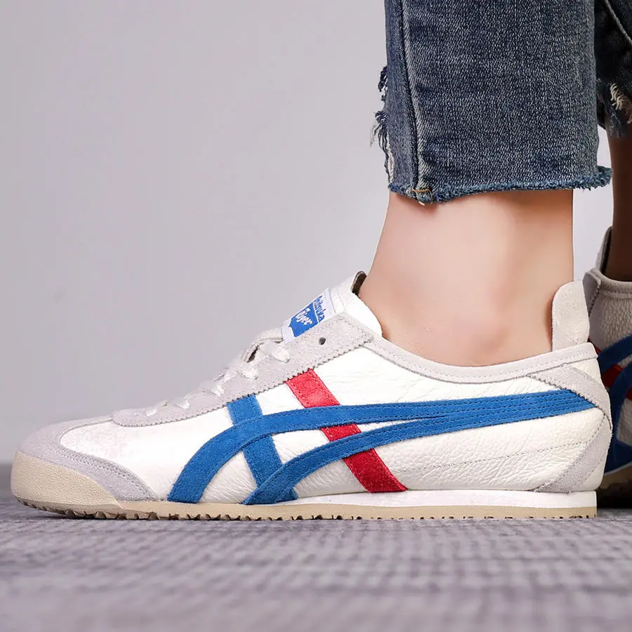 Giày Onitsuka Tiger Mexico 66 'White Blue Red' 1183B391-100 - Ảnh 7