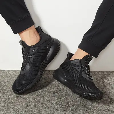 Giày Adidas Alphabounce EM 'Triple Black' CQ0781 - Ảnh 5