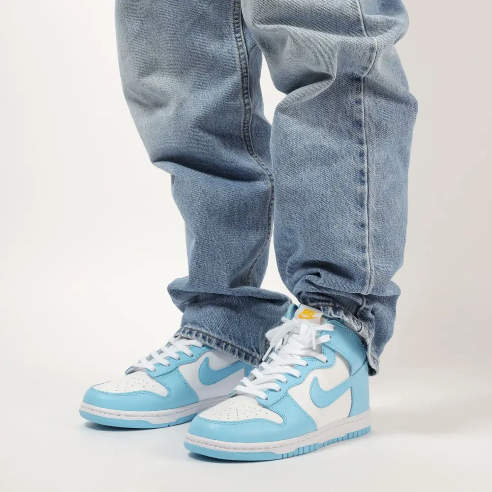 Alternative view of Giày Nike Dunk High 'Blue Chill' DD1399-401