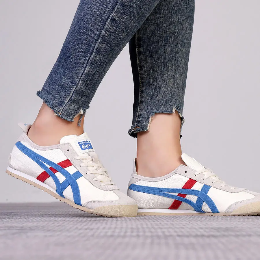 Giày Onitsuka Tiger Mexico 66 'White Blue Red' 1183B391-100 - Ảnh 4