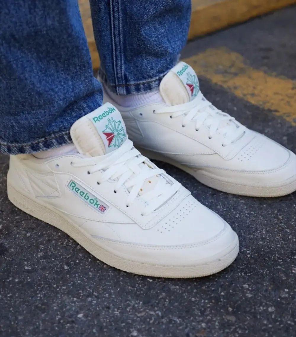 Giày Reebok Club C 85 'Chalk Glen Green' GX3686 - Ảnh 5