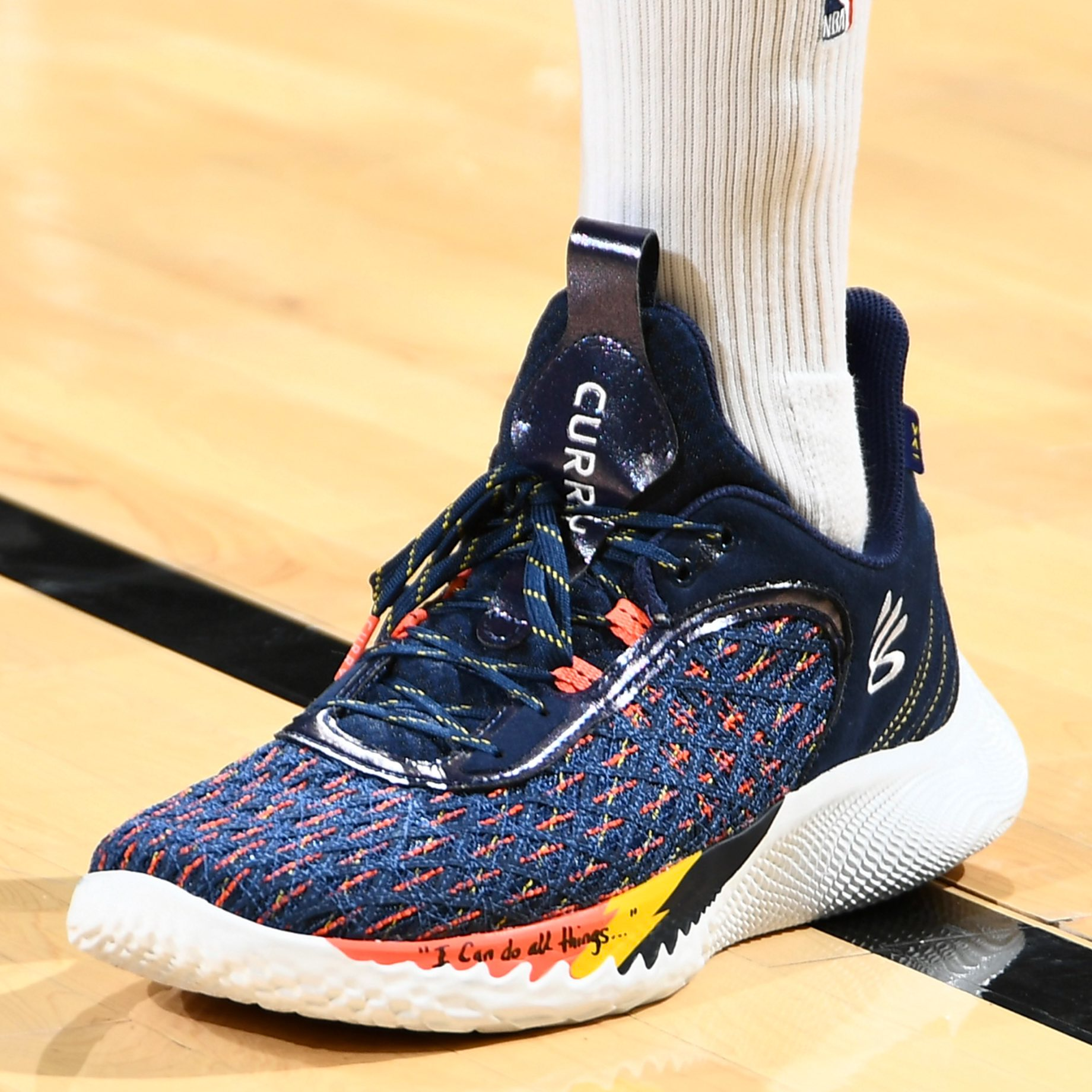 Giày Under Armour Curry Flow 9 'We Believe' 3025684-406 - Ảnh 3