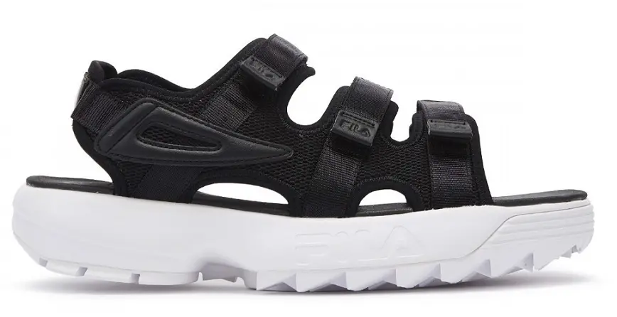 Dép Fila Disruptor Womens Black Sandals 5SM00035013