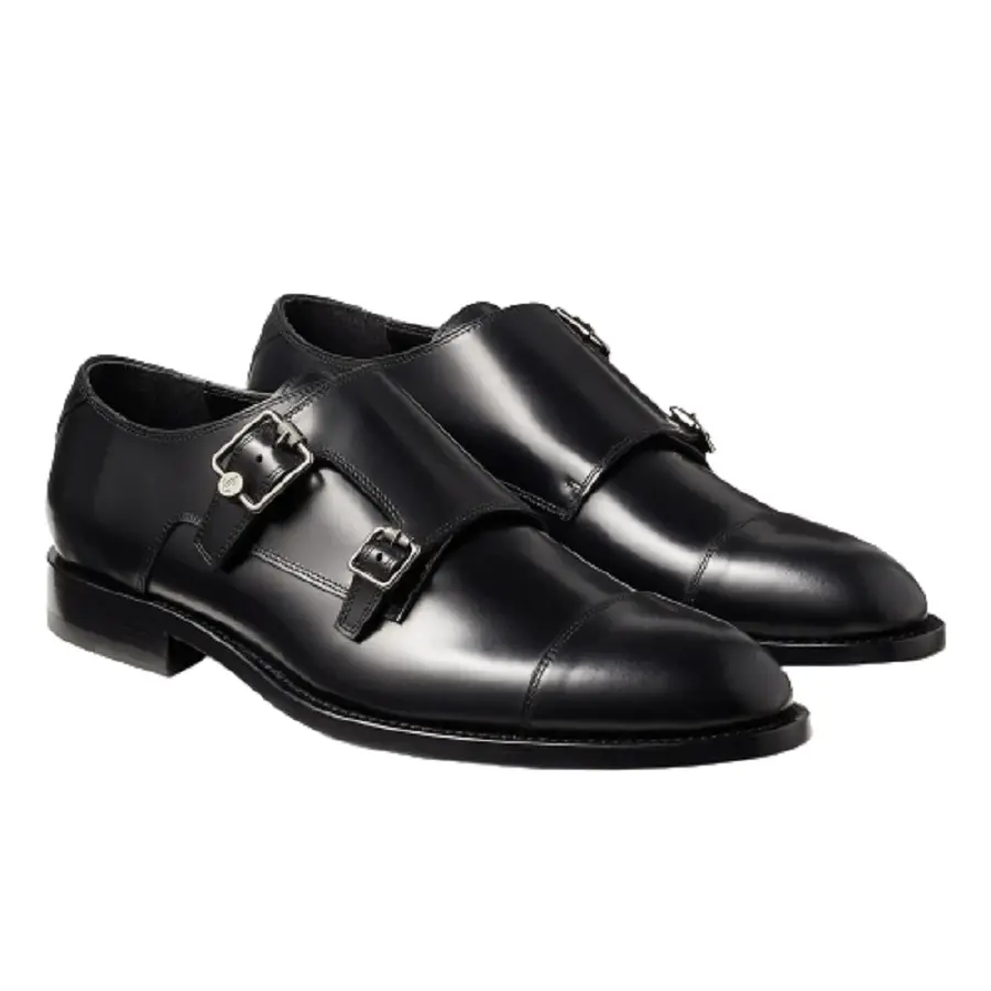 Giày Jimmy Choo Finnion 'Black' FINNIONMONKSTRAPBOL010003 - Ảnh 2