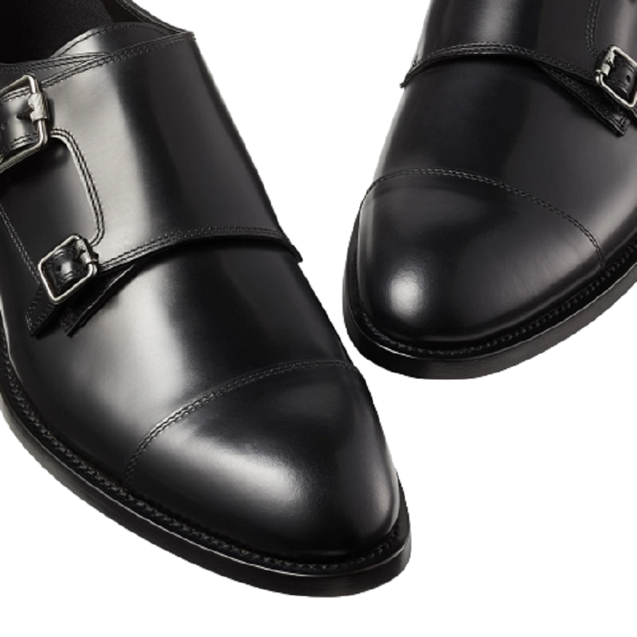 Giày Jimmy Choo Finnion 'Black' FINNIONMONKSTRAPBOL010003 - Ảnh 4