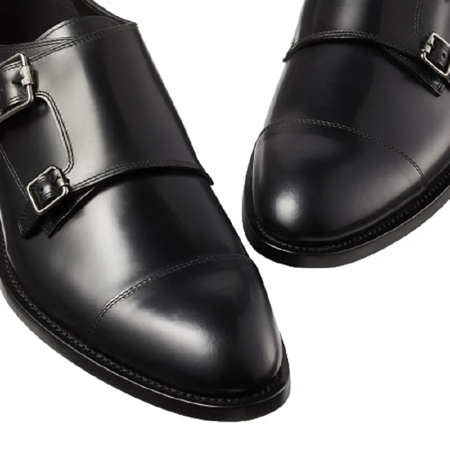 Giày Jimmy Choo Finnion 'Black' FINNIONMONKSTRAPBOL010003 - Ảnh 4