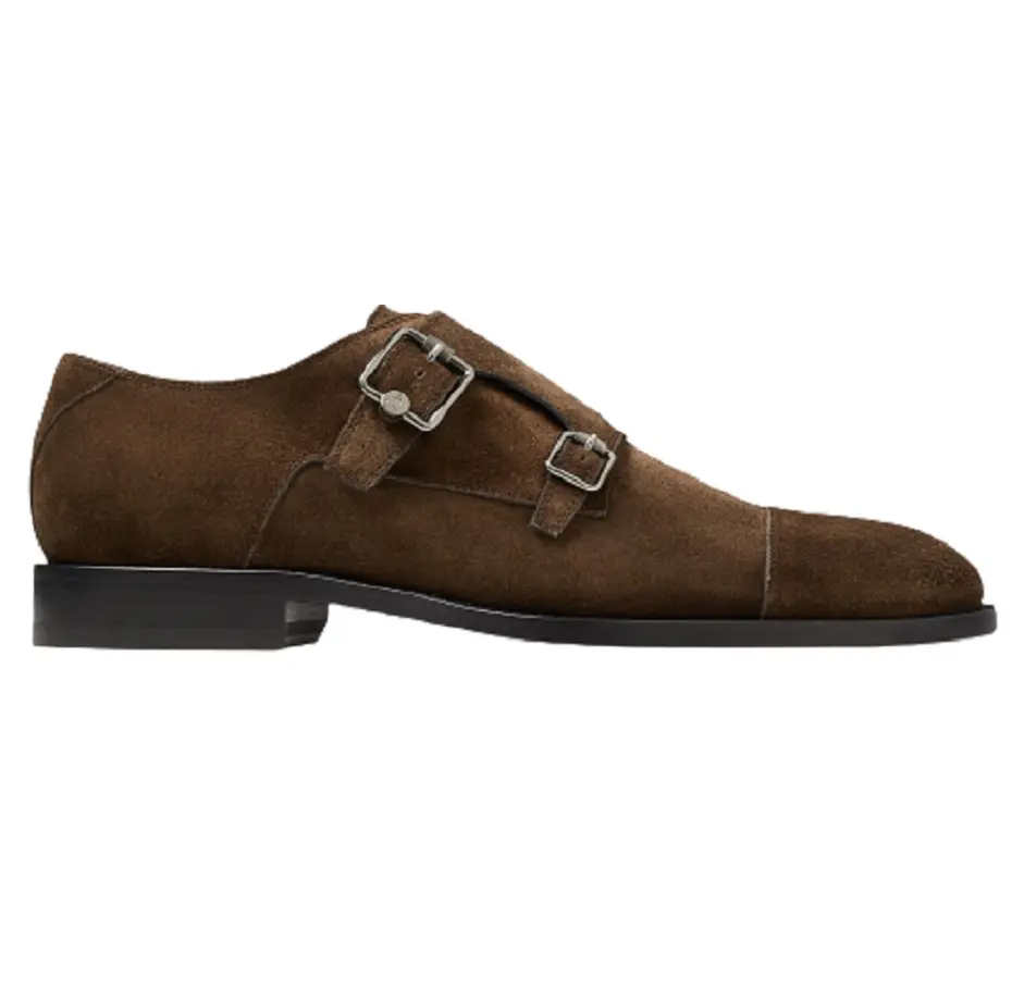 Giày Jimmy Choo Finnion 'Brown' FINNIONMONKSTRAPSVV027245