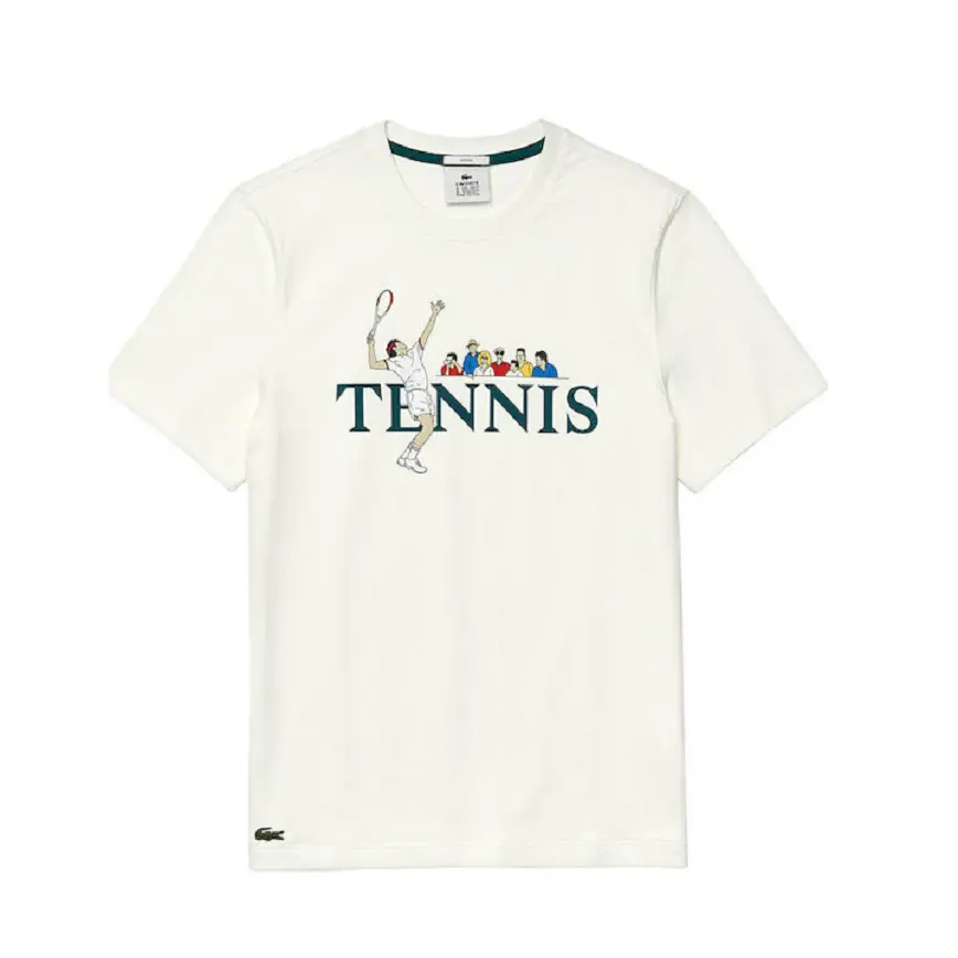 Áo Lacoste Tennis T-shirt White TH4365-2CQ