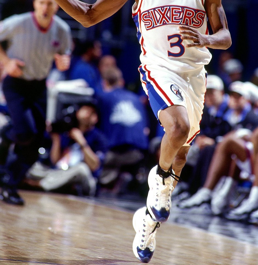 Giày Reebok Question Mid ‘Blue Toe’ GX0227 - Ảnh 3