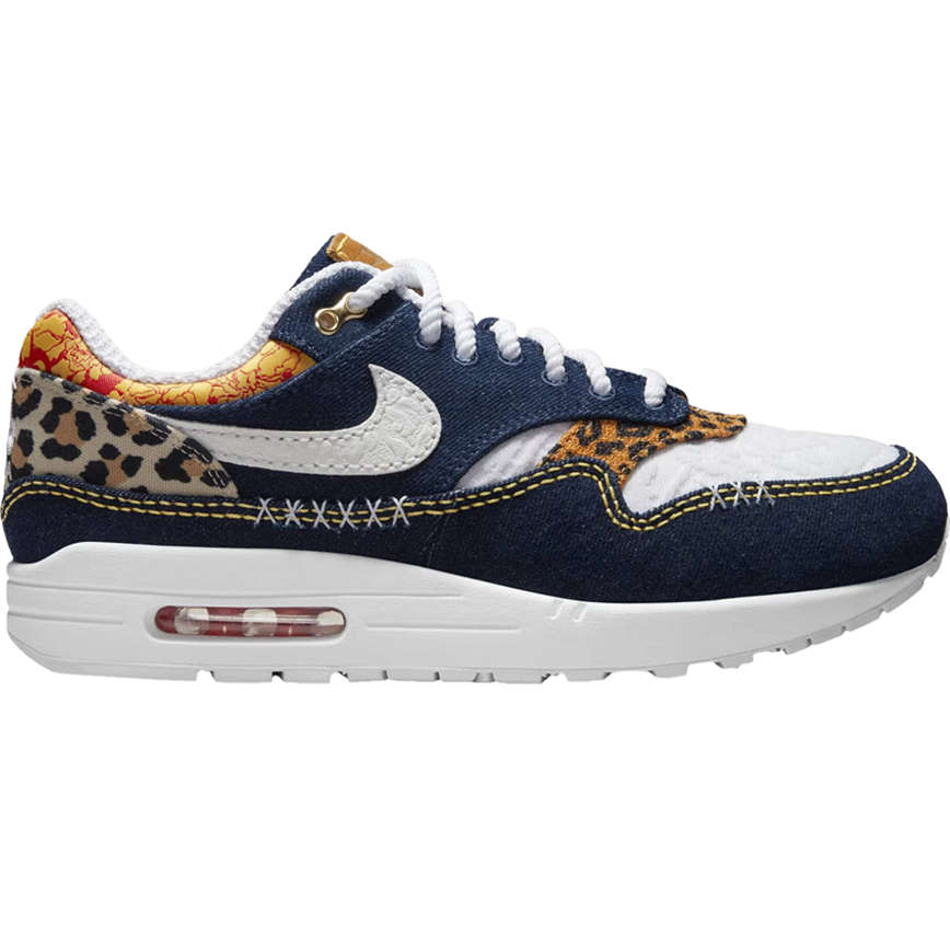 Giày Nike Air Max 1 Premium 'Denim Leopard' FJ4452-432