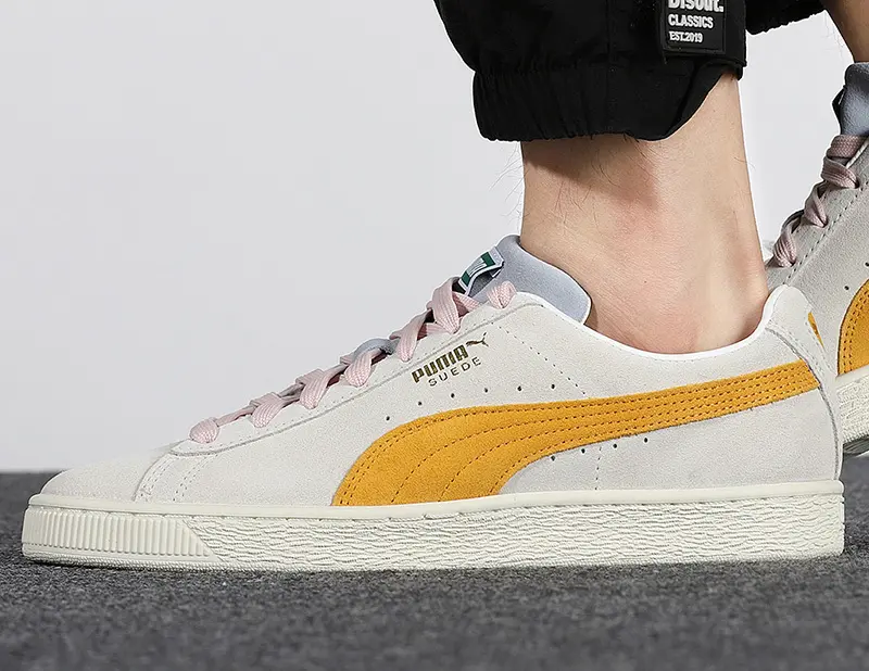 Alternative view of Giày Puma Suede Classic XXI 'Ivory Glow Mustard Pink' 374915-25