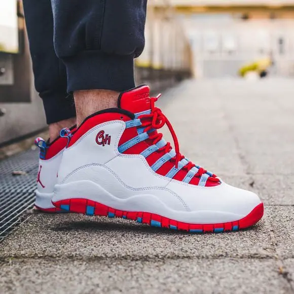 Alternative view of Giày Nike Air Jordan 10 'Chicago' 2016 310805-114