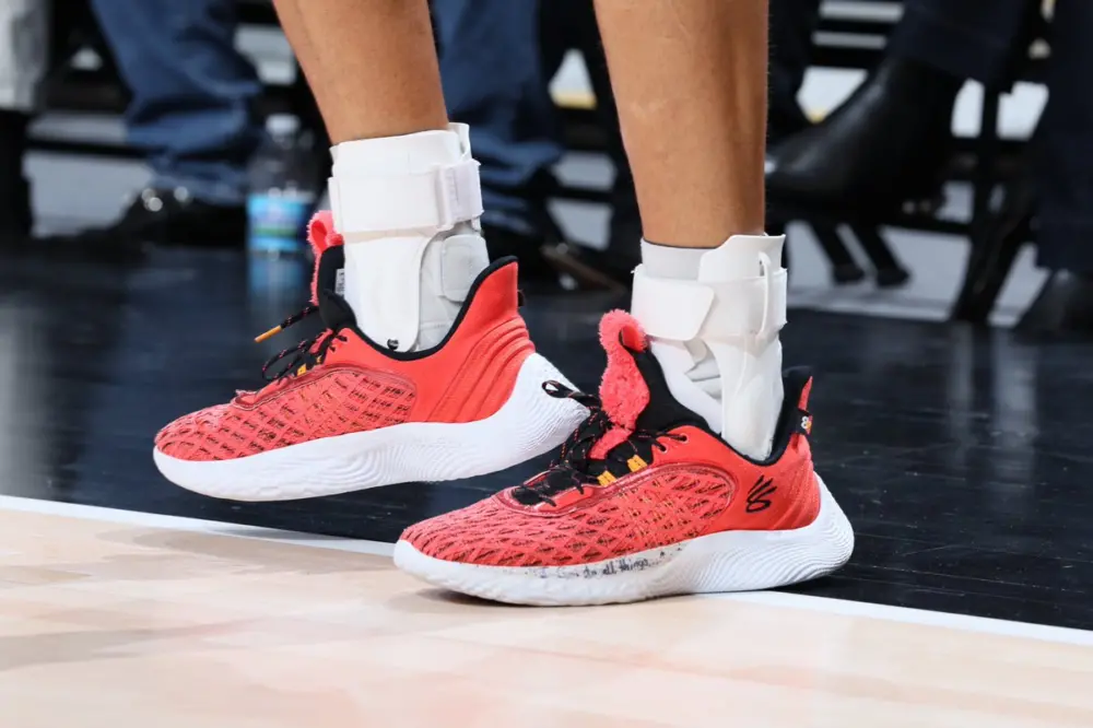 Giày Under Armour Curry Flow 9 'Sesame Street Elmo' GS 3024249-603 - Ảnh 4