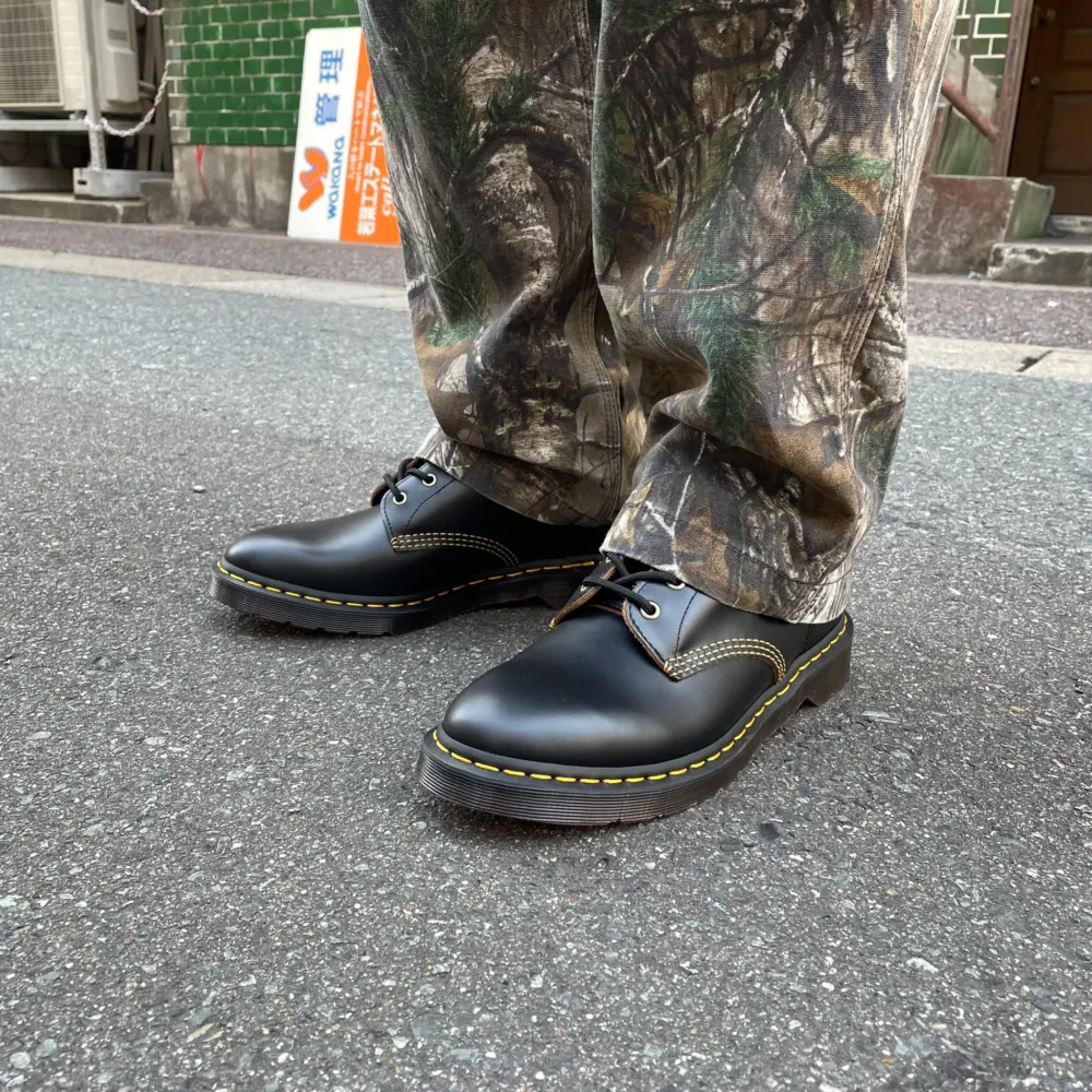 Giày Dr.Martens 101 Vintage Smooth Leather Ankle 'Black' 22701001 - Ảnh 4