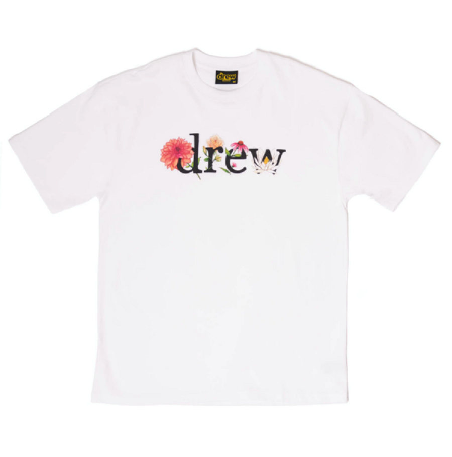 Áo Drew House Floral Drew SS Tee White
