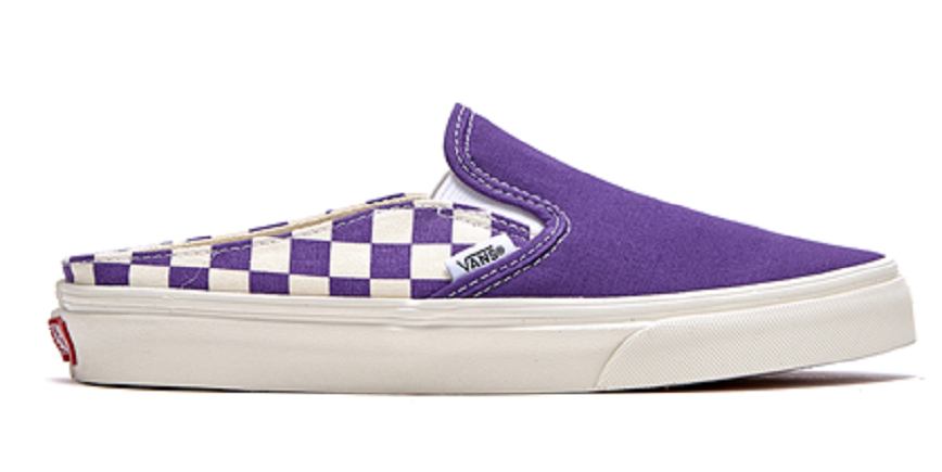 Giày Vans Checkerboard Mule Slip-On 'Violet' FLVNAS1U13