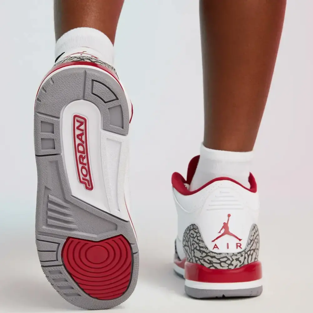 Giày Nike Air Jordan 3 Retro 'Cardinal Red' 398614-126 - Ảnh 4
