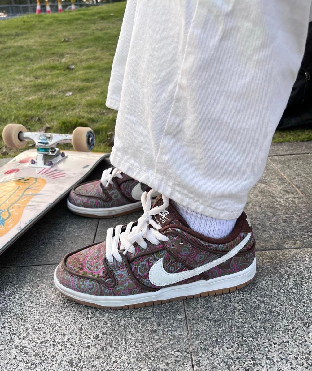 Giày Nike Dunk Low Pro Premium SB 'Paisley' DH7534-200 - Ảnh 5