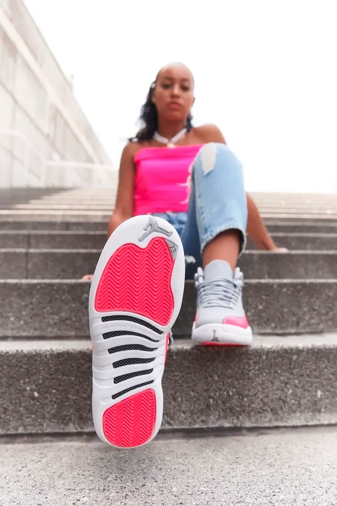 Giày Nike Air Jordan 12 Retro GS Racer Pink 510815-060 - Ảnh 3