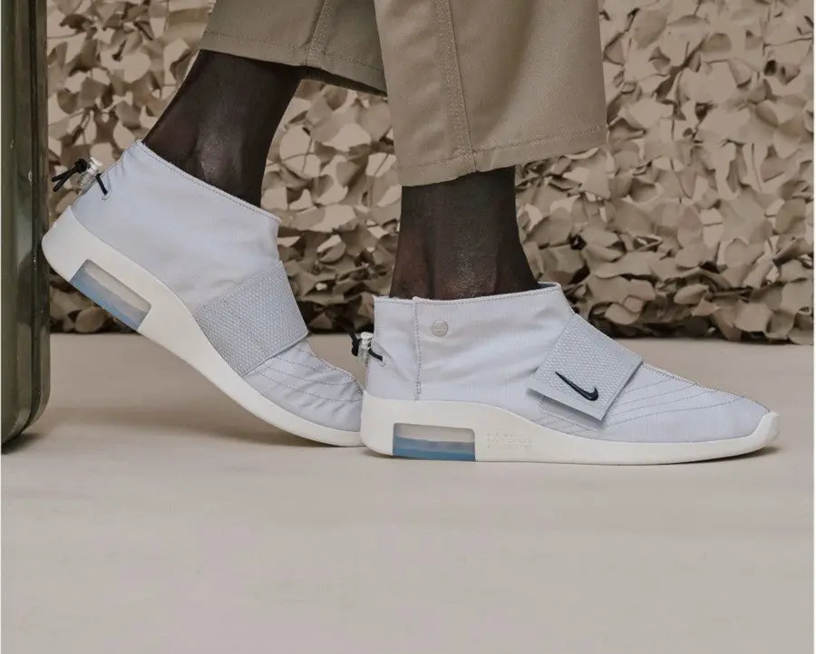 Giày Nike Air Fear Of God Moccasin Pure Platinum AT8086-001 - Ảnh 6