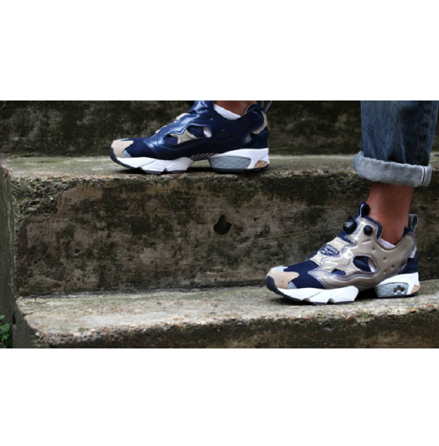 Giày Reebok Footpatrol x InstaPump Fury OG 'Navy' V61538 - Ảnh 4