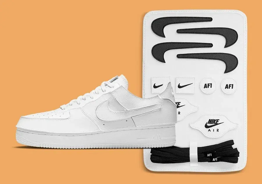 Giày Nike Air Force 1/1 'White Black' CV1758-100 - Ảnh 7