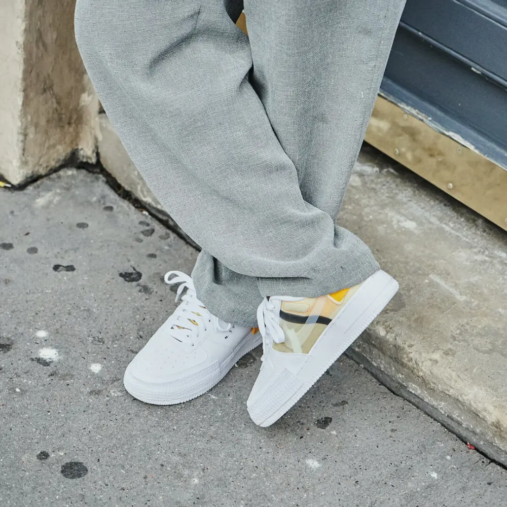 Giày Nike Air Force 1 'Type White Gold' AT7859-100 - Ảnh 3