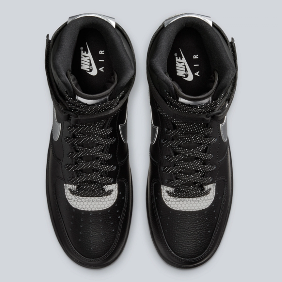 Giày Nike 3M x Air Force 1 High ‘Black’ CU4159-001 - Ảnh 4