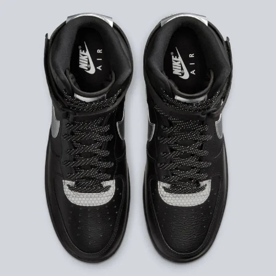 Giày Nike 3M x Air Force 1 High ‘Black’ CU4159-001 - Ảnh 4