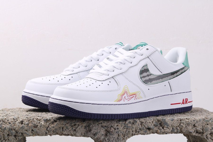 Giày Nike Air Force 1 'Music DeAaron Fox Brittney Griner' CW6015-100 - Ảnh 2