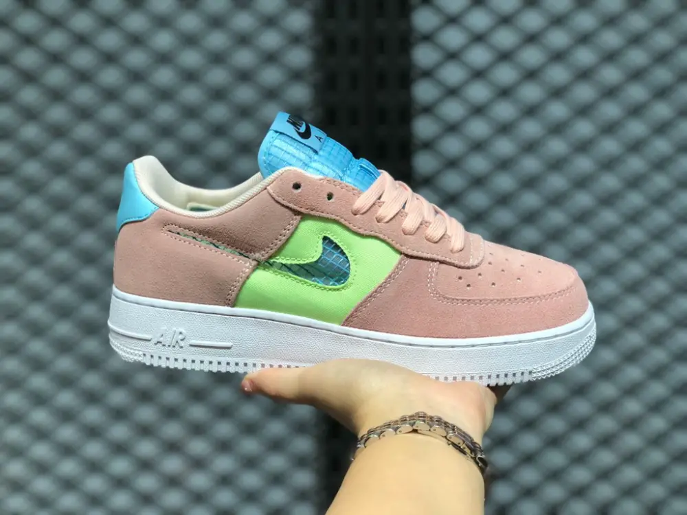 Giày Nike Air Force 1 Low Washed Coral Ghost Green CJ1647-600 - Ảnh 4