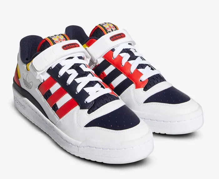 Alternative view of Giày Adidas Forum Low J 'Legend Ink Red' H04423