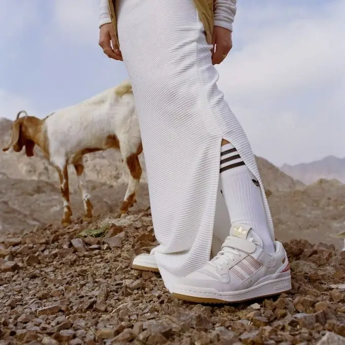 Giày Adidas Arwa Al Banawi x Forum 84 Low 'Capra' G58260 - Ảnh 4