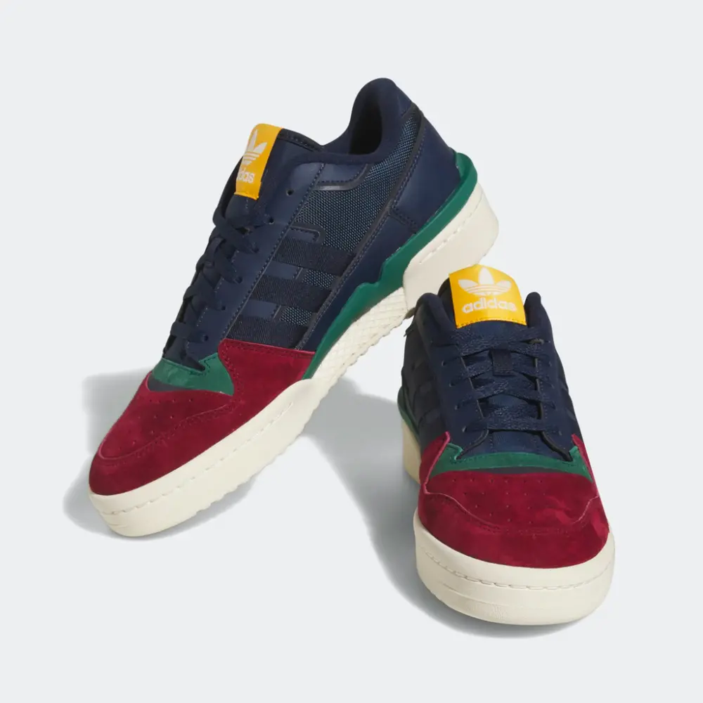 Giày Adidas Originals Forum Exhibit Low 'Navy Red' HQ7116 - Ảnh 3