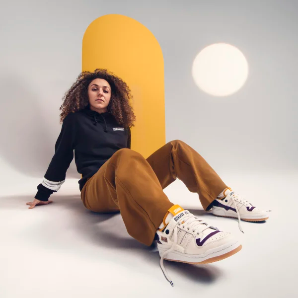 Giày Adidas Girls Are Awesome x Wmns Forum Low 'White Purple Beauty' GY2680 - Ảnh 5