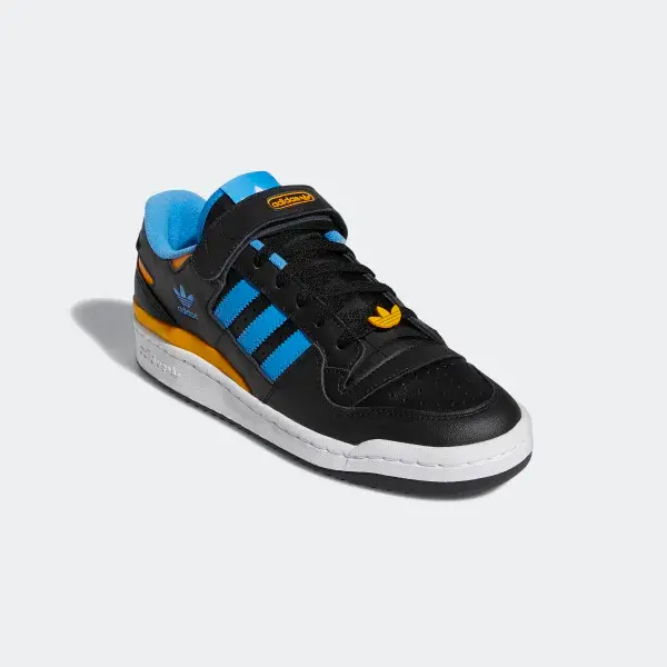 Alternative view of Giày Adidas Forum 'Low Black Pulse Blue Collegiate Gold' FZ5890