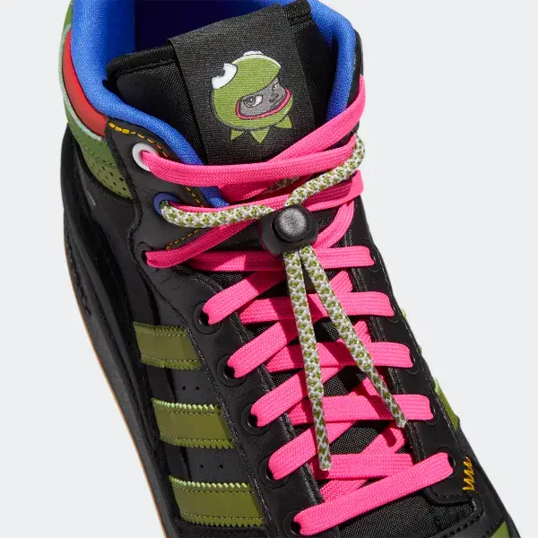 Giày Adidas Forum Mid RT Hebru Brantley 'Black' GZ4396 - Ảnh 6