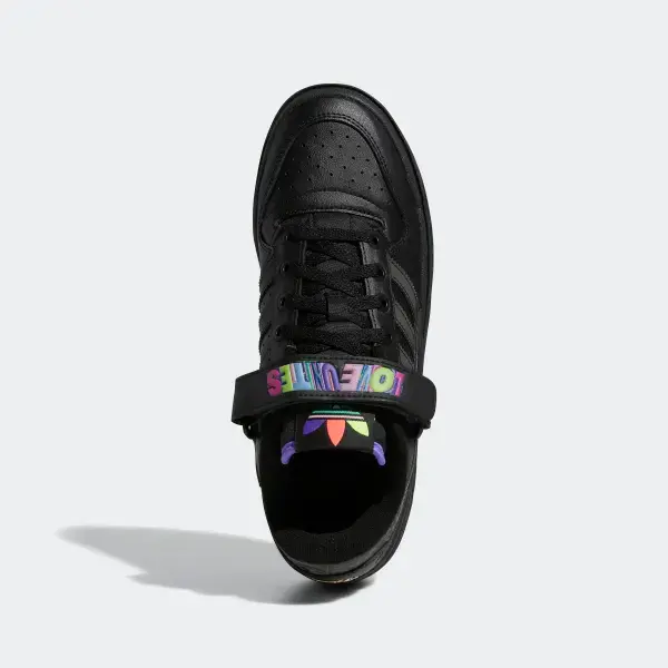 Giày Adidas Forum Triple Platform Pride Low 'Core Black' GX6396 - Ảnh 4