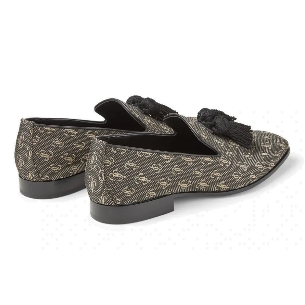 Giày Jimmy Choo Foxley 'Black Gold' FOXLEYMNBQ000034 - Ảnh 3