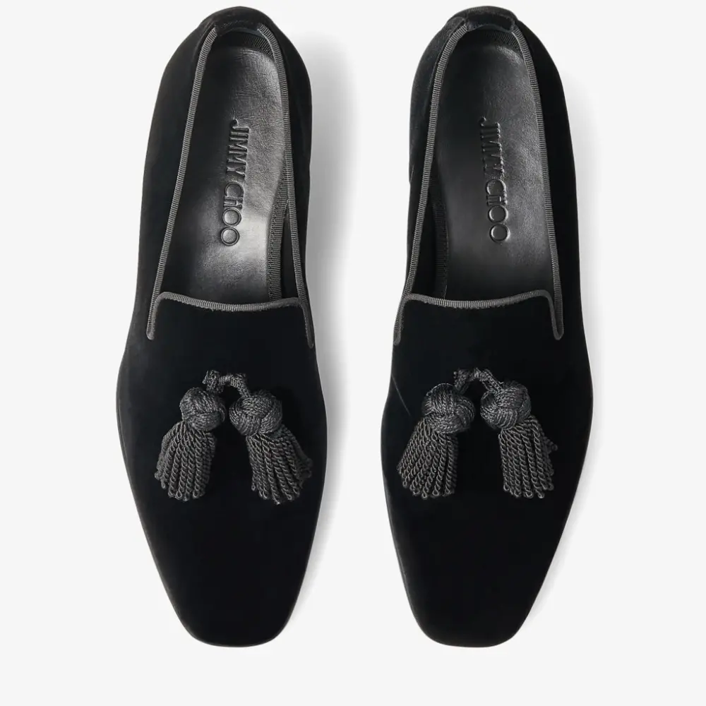 Giày Jimmy Choo Foxley/M 'Black' FOXLEYMVEL010003 - Ảnh 3
