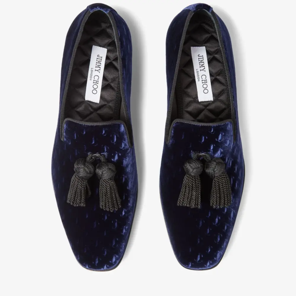 Giày Jimmy Choo Foxley/M 'Navy' FOXLEYMZTT040014 - Ảnh 4