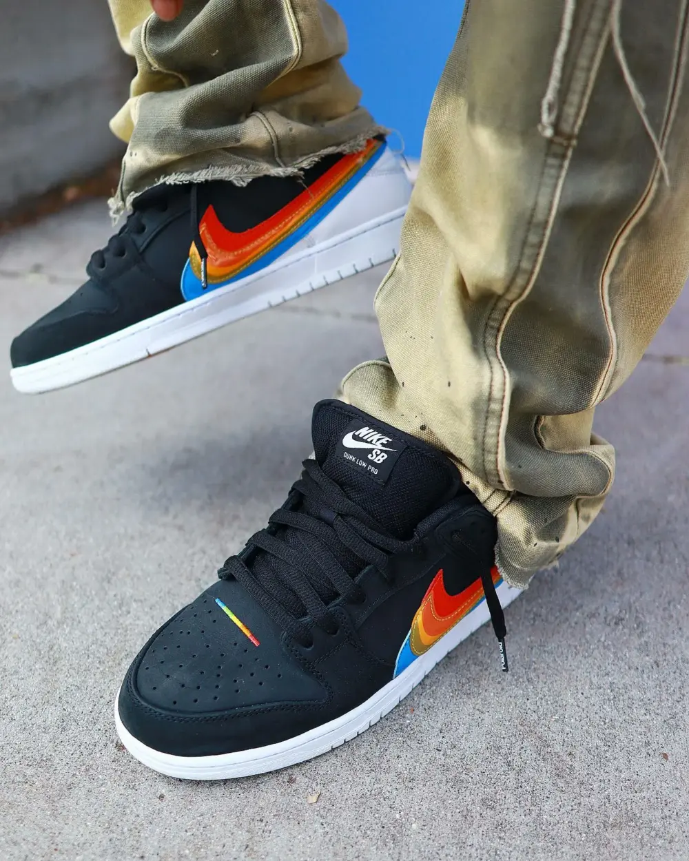 Giày Nike Polaroid x Dunk Low SB 'Black' DH7722-001 - Ảnh 3
