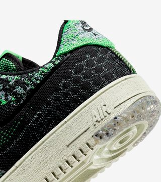 Giày Nike Air Force 1 Low Crater Flyknit 'Black Volt' DM0590-002 - Ảnh 4