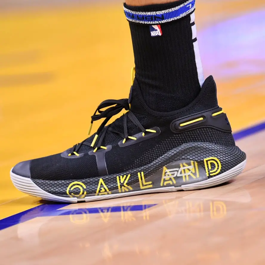 Alternative view of Giày Under Armour Curry 6 GS 'Thank You' 3020415-006