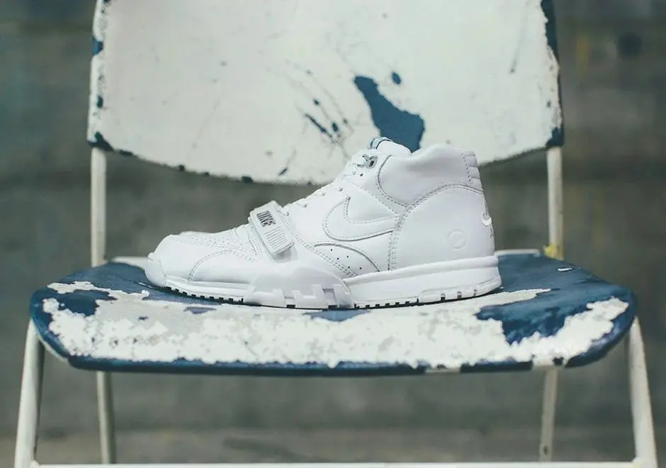 Giày Nike Air Trainer 1 Fragment 'White Wolf Grey' 806942-110 - Ảnh 6