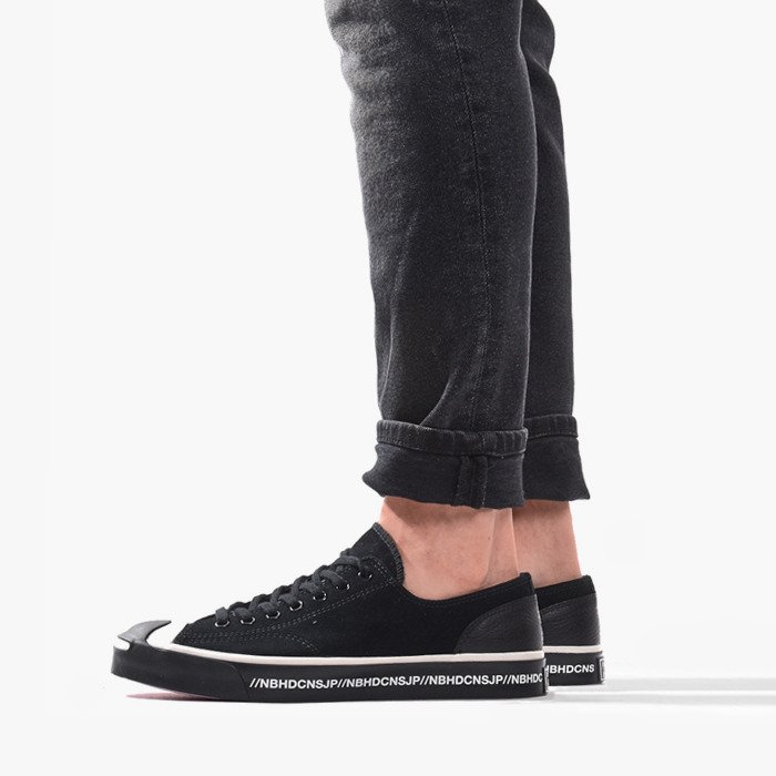 Giày Converse NEIGHBORHOOD x Jack Purcell Low 'Black' 165604C - Ảnh 3