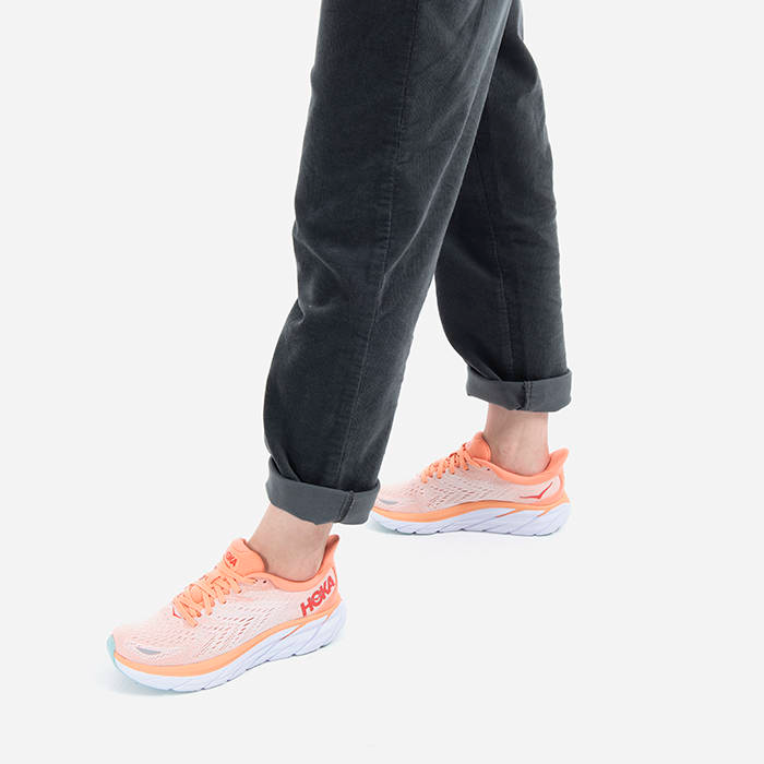 Giày Hoka Clifton 8 Orange Pink 1119394-CSPY - Ảnh 7