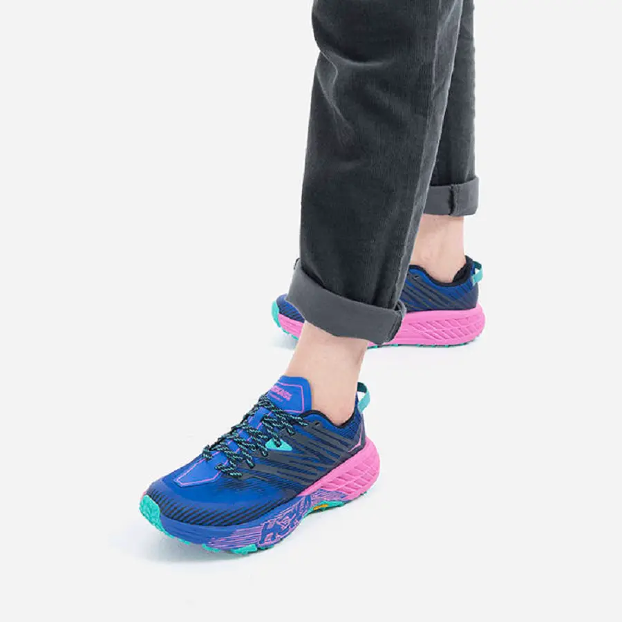 Giày Hoka Speedgoat 4 Navy Blue Pink 1106527-DBPPN - Ảnh 4