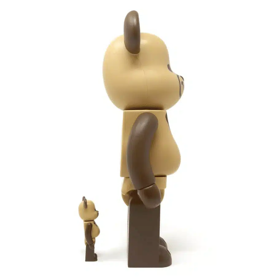 Mô Hình Bearbrick Freemasonry 100% & 400% Brown - Ảnh 3