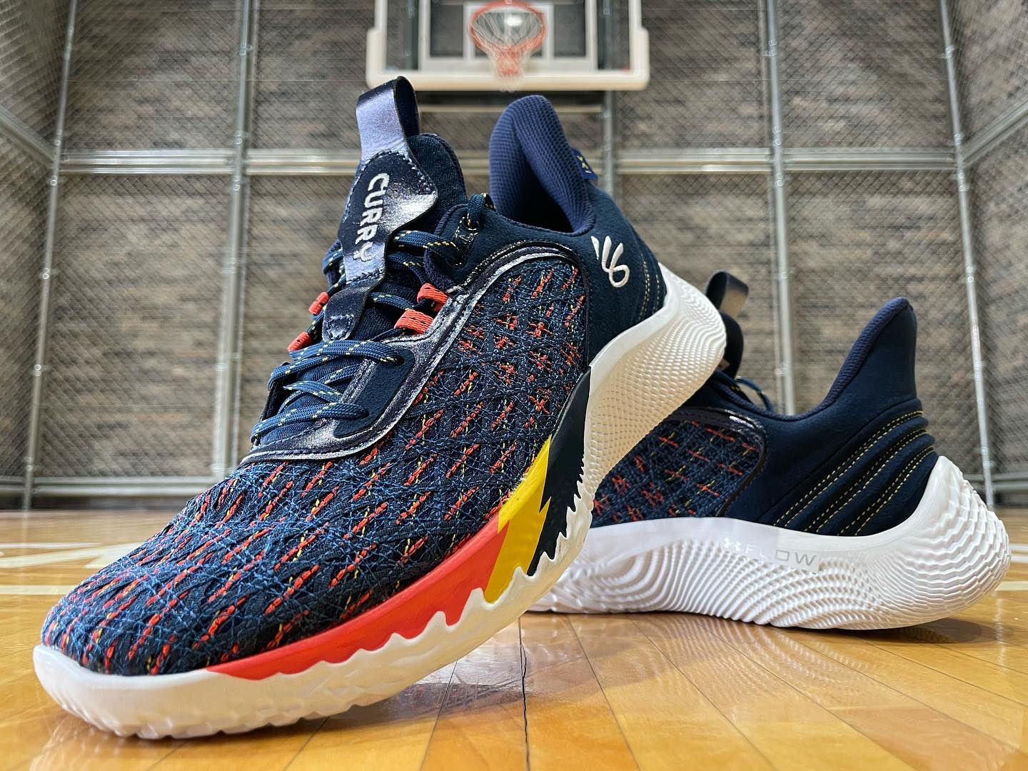 Giày Under Armour Curry Flow 9 'We Believe' 3025684-406 - Ảnh 5